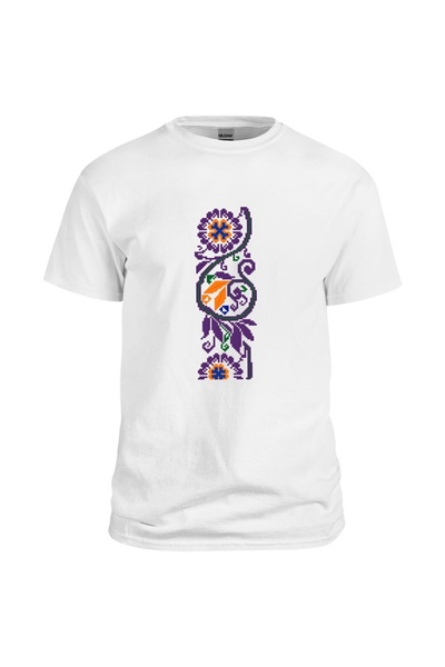 Leistung C&R t-shirt with traditional motifs from Cluj Huedin county