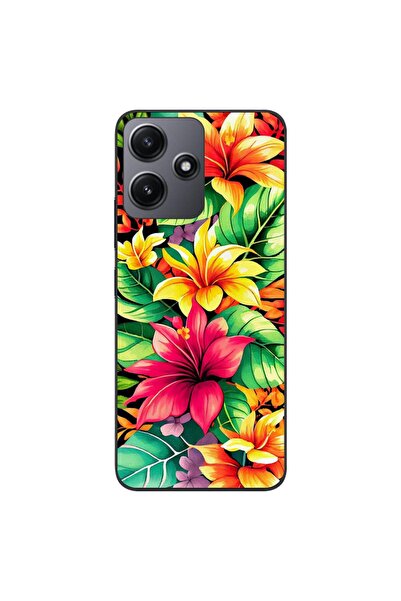 OEM Θήκη συμβατή με Xiaomi Redmi 12 5G από σιλικόνη gel TPU με σχέδιο κρίνου