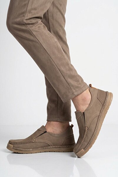AYAKMOD Sand Nubuck Genuine Leather Men's Casual Shoes 62400 m