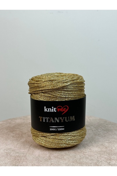 rüya hobi Knitme Titanyum Simli Cotton İplik Çanta -Supla-Runner İpliği