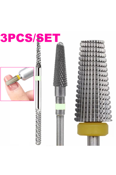 Choice Yellow 3pc 1PC/3PCS Professional-Grade Tungsten Steel with Diamond Nai...