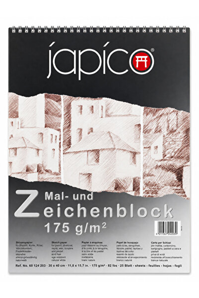 Fabriano Japico Painting and Drawing Notebook 25 Sheets Spiral Bound
