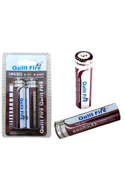 genernic 18650Rechargeable Lithium Battery 3.7V 6800Mah for Flashlight and So...