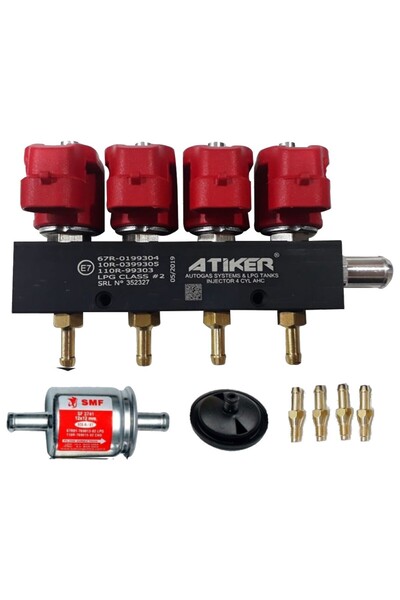 ATİKER 4 Silindir Enjektör Filtre Fiat 25 Modeli İçin Uygun YENİ ÜRETİM