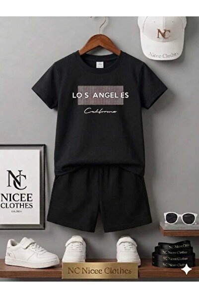 NC Nicee Clothes TRIUNȚĂ ȘI PANTALONI SCURȚI DE VARĂ PENTRU COPII UNISEX (IMP...