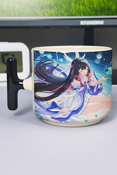 ZipZap Columbina (Damselette) Genshin Impact Printed Ceramic Luxury Mug (1 Pi...