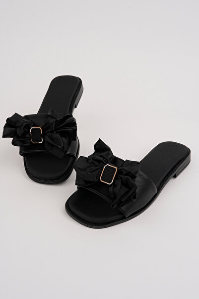 Madam Tarz Bln-191 Flat Sole Bowknot Slippers
