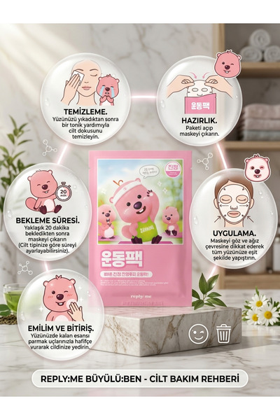 Reply:me Anti-Redness and Pore-Tightening Soothing Mask for Sensitive Skin 25 ml