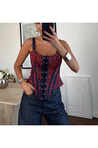 Butik Bağcık Detaylı Tasarım Korse