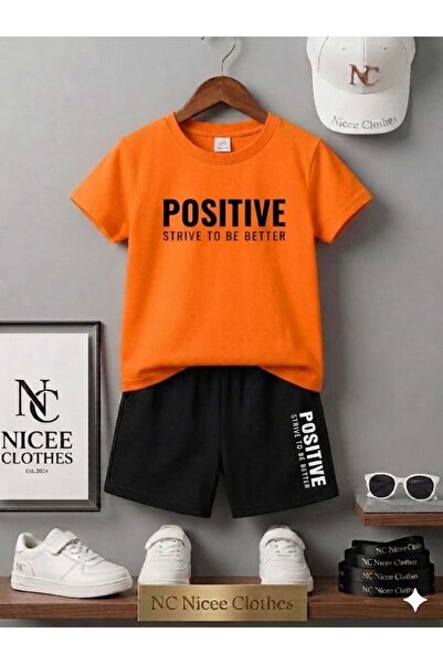NC Nicee Clothes ΚΑΛΟΚΑΙΡΙΝΟ ΠΑΙΔΙΚΟ ΜΠΛΟΥΖΑΚΙ ΚΑΙ ΣΟΡΤΣ UNISEX (ΜΑΥΡΟ ΣΤΑΜΠΑ...