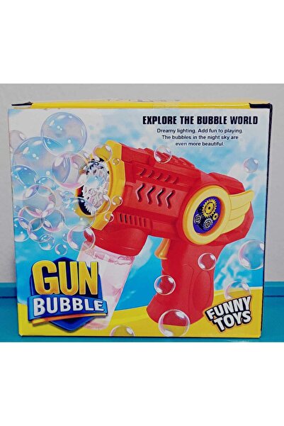 Funny Köpük Baloncuklu Işıklı Pilli Tabanca