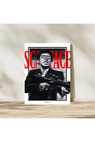 Pixaflair - Scarface - Supreme - Çerçevesiz Film Poster