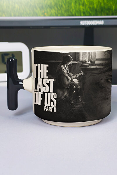 ZipZap كوب سيراميك فاخر مطبوع عليه The Last of US (قطعة واحدة) بمقبض أسود خاص...