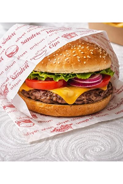 CN Hamburger tost ve sandviç kağıdı 12 X 17 Cm (50 Adet)
