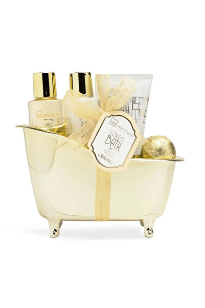 IDC Institute IDC Scented Bath Gold Bath Tube Set Vanilla & Sandalwood – Σετ ...