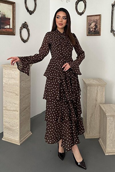 Lady Pixie Polka Dot Layered Dress