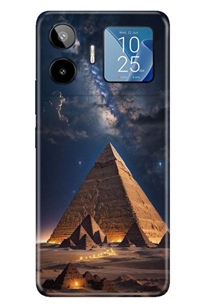 General Mobile GM 26 Pro (G903) Kılıf Piramitler Temalı Desenli Darbe Emici S...
