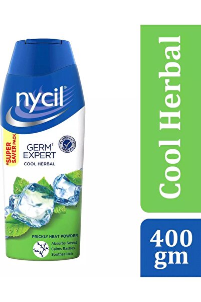 NYCIL مسحوق جيرم إكسبرت كول العشبي للتبريد وعلاج الحرارة - 400 جرام |   احصل ...