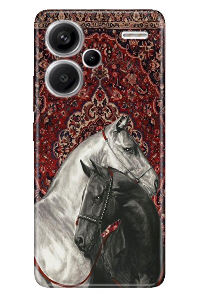 Cekuonline Redmi Note 13 Pro Plus 5G Kılıf Ottoman Horse Temalı Desenli Darbe...
