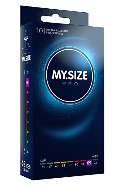 MY.SIZE Pro Condoms 69mm Latex – Vytex latex – fewer allergens and vegan