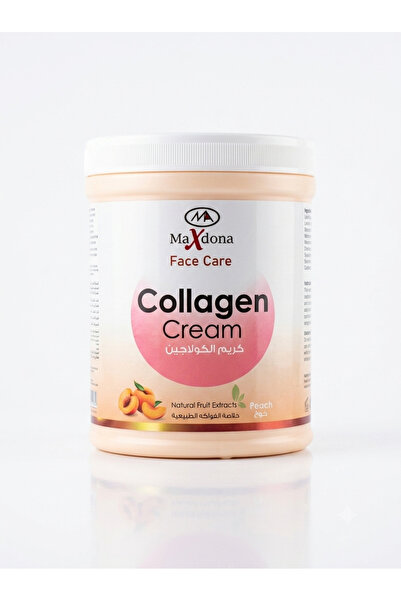 MAXDONA Collagen Cream for Face Care, Natural Peach Extracts, 1 Kg.Uae193662