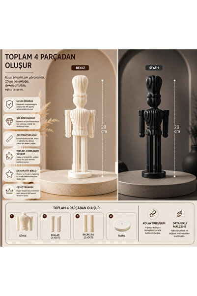 Karis ART Fındıkkıran Biblo – Şans ve Koruyucu Sembol Dekoratif Figür