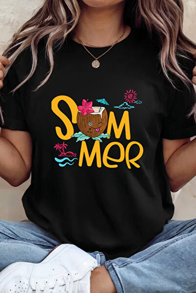 Sarah's Boutique Women's T-shirt – 100% cotton – Summer Coconut