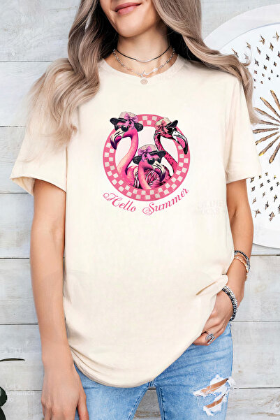 Sarah's Boutique Women's T-shirt – 100% cotton – Pink Checked