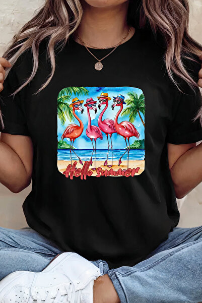 Sarah's Boutique Women's T-shirt – 100% cotton – Flock Summer