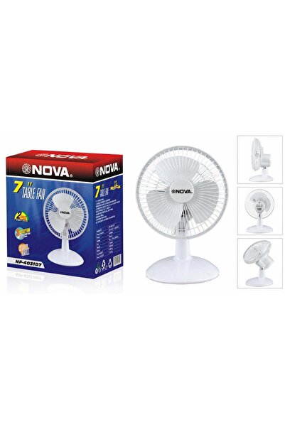 Nova 7" Desktop Fan NF-4031D7 – Energy Efficient Personal Cooling Fan with 3-...