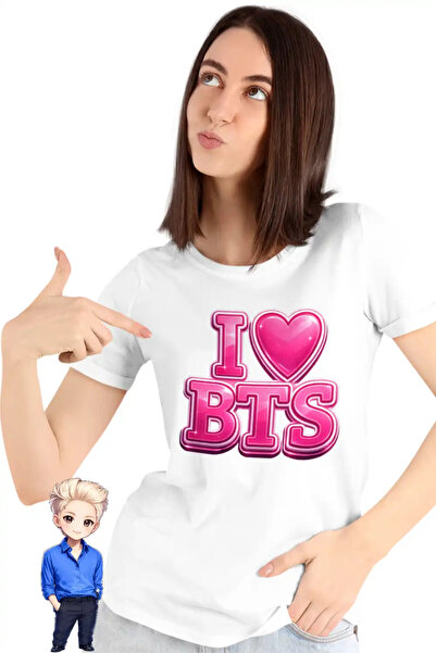 OEM Tricou Femei I Love BTS Bangtan K-Pop