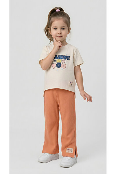 PİNPON Cotton Combed Cotton Girls' Set