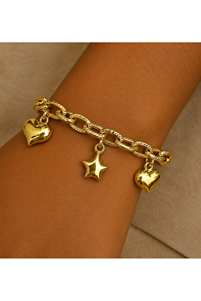 Gold-plated blackout and fade-resistant bracelet for women