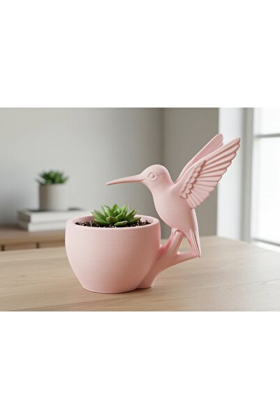 OEM Ghiveci Decorativ cu Pasăre Colibri, Suport pentru Plante mici