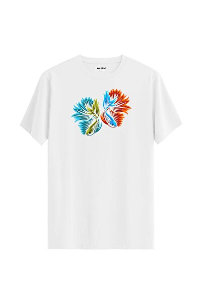 Colermi Betta Fish Design T-Shirt