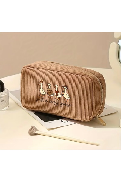 LWP Shop Tasarım Makyaj Çantası Açık Kahve