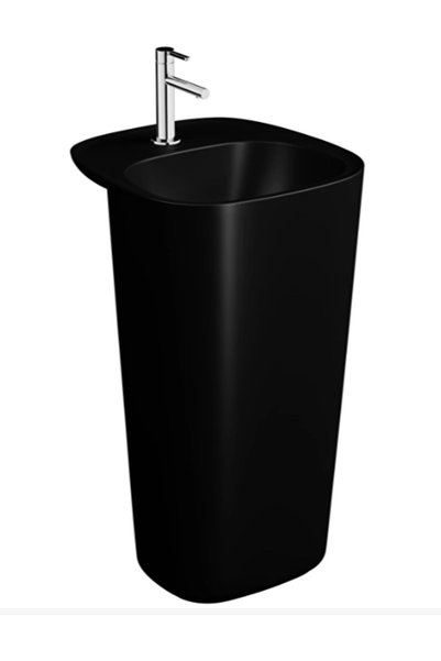 VitrA Plural Monoblok Lavabo Kompakt, 50x53 cm Tek Armat