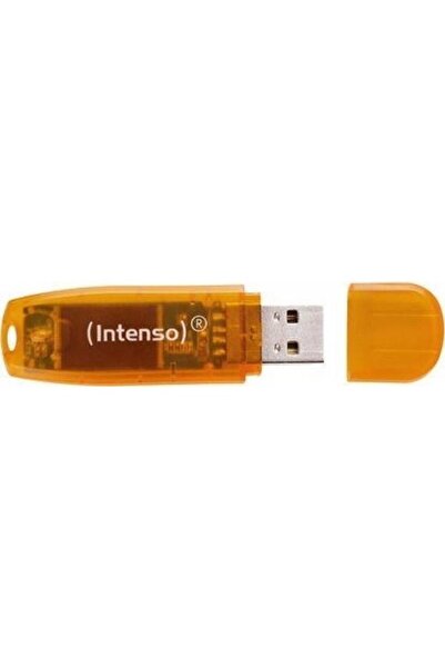 Intenso USB Flash Drive Rainbow Line 64 GB Orange
