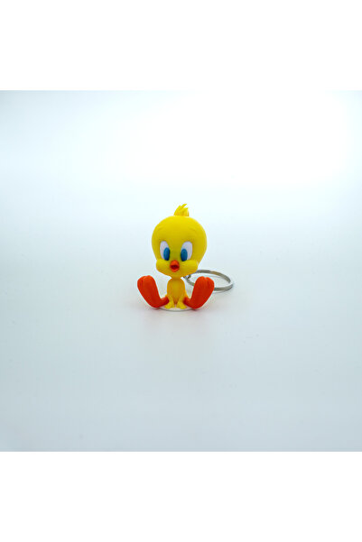PlakArt Sevimli Anahtarlık Seti, Tweety Ve Sylvester, Süper Mario, Poke Topu,...