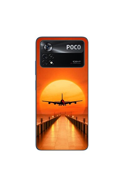 OEM Husa compatibila cu Xiaomi Poco X4 Pro Silicon Gel Tpu Model Airplane Sunset