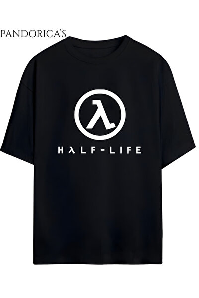 Grafftee Clothing Half Life Printed Cotton Relaxed Fit Gamer T-Shirt