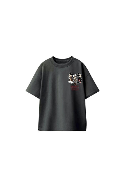kidstalya Character Printed Smoked Unisex Kids Tshirt - Disny