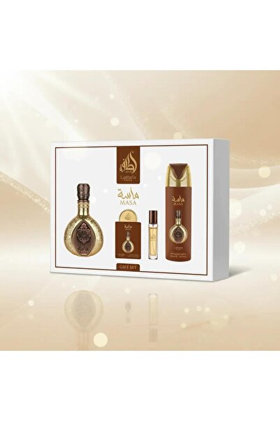lattafa Pride Masa Gift Set EDP 100ml + 20ml + Deo 200ml – Unisex Άρωμα