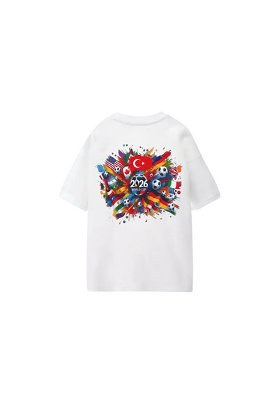 kidstalya World Cup Themed Kids T-Shirt - Turkey