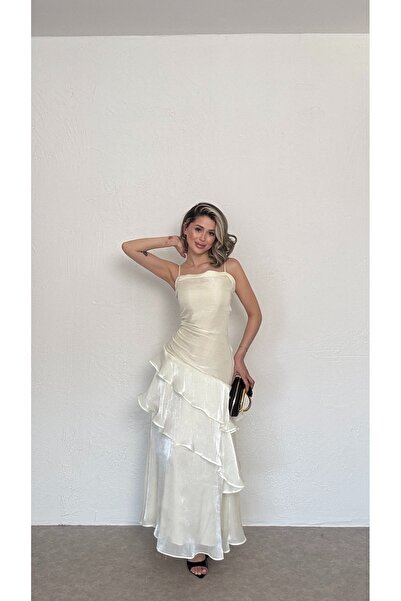 Nesil Flounce Strap Dress