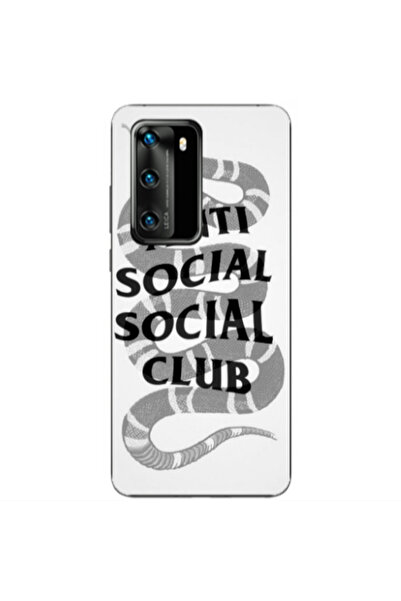 Other Huawei P40 Social club Transparent Silicone TPU Θήκη
