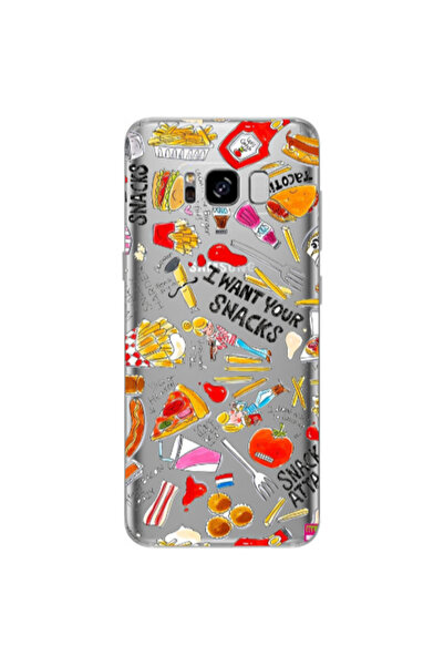 Other Samsung S8 Plus Snack attack Transparent Silicone TPU Θήκη