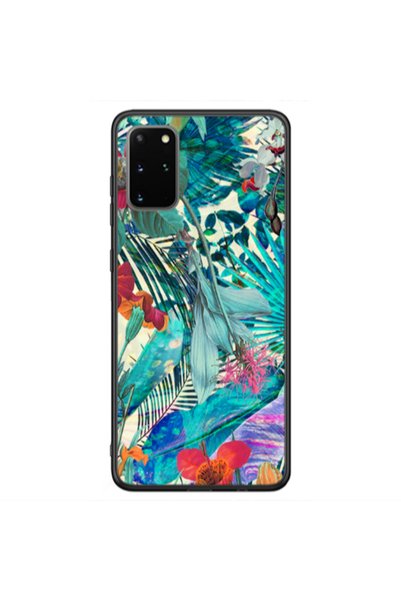 Other Samsung S20 FE Blue laves tropical Black Glossy Θήκη