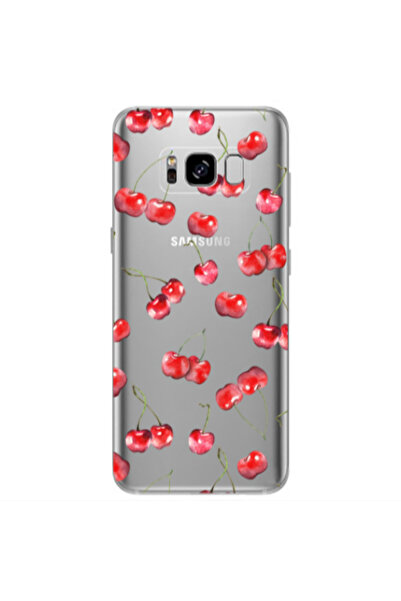 Other Samsung S8 Plus Cherries Transparent Silicone TPU Θήκη