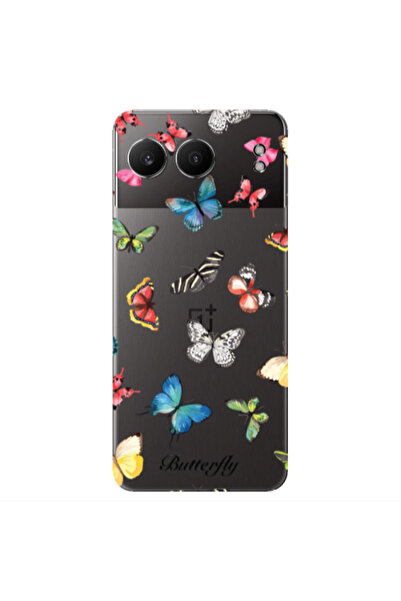 Other Oneplus Nord 4 Butterfly Mix Transparent Silicone TPU Θήκη